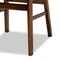 Baxton Studio Euclid Mid-Century Modern Grey Fabric and Walnut Brown Finished Wood 2-Piece Dining Chair Set 184-11647-Zoro - alternate 6